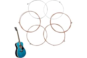 WUISOLQP Gitarrensaiten Akustikgitarre Klassische Gitarre 6 Sätze Gitarrensaiten aus Kupfer für Western-Gitarre Saiten Phosphor Bronze Gitarren Zubehör High Tension Guitar Strings Gitarrensaiten Stahl