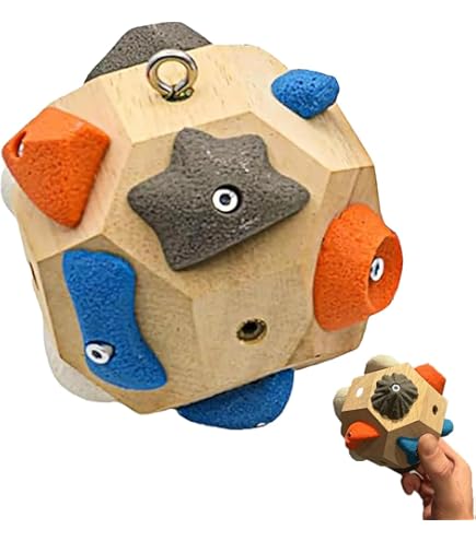 Bloc D'escalade Fabriqué à La Main Pour Grimpeurs – Balle D'escalade 3D Pour Améliorer La Force Des Doigts, Blocs D'entraînement Portables Pour Escalade, Cadeaux Pour Les Grimpeurs De Tous Niveaux