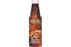 Mikah - Premium Topping - Salted Caramel (Caramello Salato) | Salsa Topping Per Drink e Dessert | Uso Professionale | 1Kg
