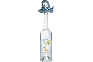 Alpenschnaps Steinbeisser Williamsbirne (0,5 L) – Milder, aromatischer Williamsbirnen Schnaps – Obstschnaps mit Rezeptur aus dem Alpenland – Schnaps für den Genuss nach dem Essen – 35 % Vol.