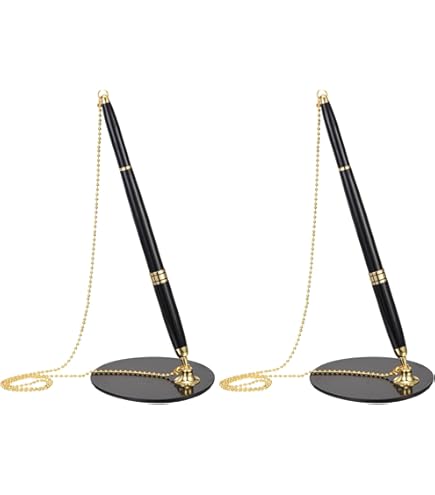 Veilige pen met zelfklevende penketting en veiligheidspenhouder... Set van 12 veilige pennen met zelfklevende ketting en houder -... Baliepennen kopen? Bij DiscountOffice.nl vindt u het