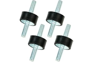 Selyse 4 stycken gummivibrationsdämpare, stötdämpare silentblock, gummimetallisolatorer, vibrationsdämpare för bilar, båtar