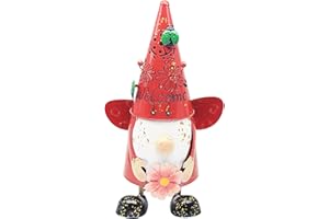 L & P HOME & GIFTS Lesser & Pavey, gnomo ornamentale da giardino a forma di coccinella, adorabile regalo per donne e uomini, progettato da Bright Eyes, decorazioni da giardino per qualsiasi giardino