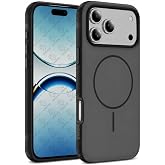 URUCHI [Deforme Olmaz] Mat Y&uuml;zeyli iPhone 14 Pro Max Manyetik Kılıf, Siyah, N52 Mıknatıslı Telefon Kılıfı, Kablosuz Şarj Uyum