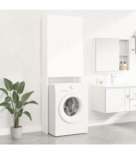 Scaffale Bagno Sopra Lavatrice 155x65x25 3 Ripiani Mobile