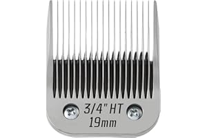 COSYONALL Cuchillas de aseo para perros compatibles con Ainds, Oster A5, Wahl KM-10 y otras series de cortapelos para perros (3/4 pulgadas HT 19 mm | 1 unidad)