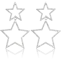 2er Set Stern-Haarreifen Für Mädchen - Gold & Silber, Mit Schmetterling, Für Partys & Braut