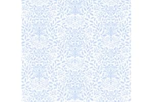 Melody Jane Maison de poupées William Morris Design Gland Miniature Impression 1:24 Papier Peint Bleu