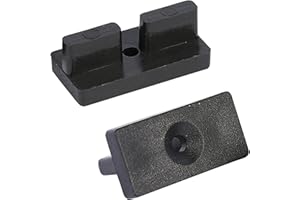 IGTOPS 100st WPC Clips, 8mm Versteckte Befestigung Abstandshalter Clip, Terrassenclips Kunststoff für WPC/BPC Dielen, Terrassendielen Terrassenclips mit Schrauben wpc clips (8 MM)