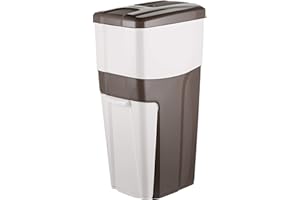 Bama Trypla Pattumiera per Raccolta Differenziata, Tortora, 28 x 39 x 70 cm