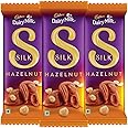 Cadbury Dairy Milk Silk Hazelnut Chocolate Bars, 143 g (Pack of 3)