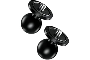 BRCOVAN 2 Pezzi, 1 Pollice Palla Adattatore con 1/4" x 1-20 Filettato Inviare per Azione Telecamera e Videocamera, Compatibile con RAM Mounts B Misurare Doppio Palla Presa Braccio