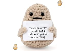 SUCETOY Positive-Potatos Gift Positive-Potato Crochet Positive Gifts Cute potato for Women,School Leavers,Boys,Girls Kids Positive Gifts