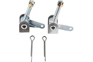 Aramox Articulation de Jambe de Force de Direction, 1 Paire D'articulations de Direction Avant M16 Droite Gauche en Alliage D'acier pour Kart 110 125 150 200 250