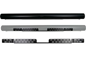 Q-View Wandhalterung für Sonos ARC Soundbar, hergestellt in Großbritannien, Schwarz