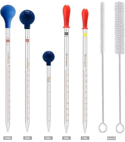 Compte-Gouttes En Verre, 1 Ml Compte-Gouttes D'Huile Essentielle Verre