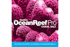 iQuatics Ocean Reef Pro Coral Salt – 20KG Refill | Advanced Synthetic Formula | Fast-Dissolving, Residue-Free | Perfect Element Balance for Reef Aquariums | Enhances Coral Growth & Vibrancy