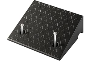 bimiti Bordsteinrampen Gummi 49x41x13.8cm Auffahrrampe Rampe Rollstuhl Türschwellenrampe 13.8cm Hoch für Auffahrt, Auto, Rollstuhl, Laderampe, Motorrad, Fahrrad Auffahrrampe Nur für den Außenbereich