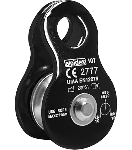 Spi Mobile Pulley Works CAMP Tethys Mobile Pulley - Small On Locking Pulley
