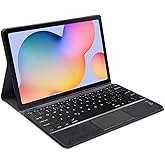 Microcase Samsung Galaxy Tab S6 Lite P610 10.4 inch Bluetooth Touchpad Keyboard + Stand Case - BKK5