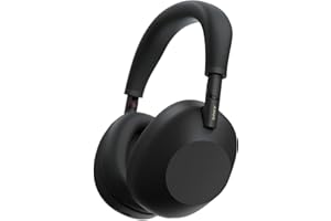 Sony WH-1000XM6 Casque sans-Fil Bluetooth à réduction de Bruit Noir, Son Hi-Res Unique, Confortable, Conception Pliable, Etui résistant, 30h Autonomie, iOS & Android - Noir