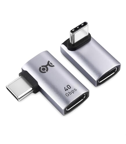 Adattatore USB-C 90° 40Gbps 240W - Convertitore Angolato In Alluminio Per 8K60Hz - Foto 10