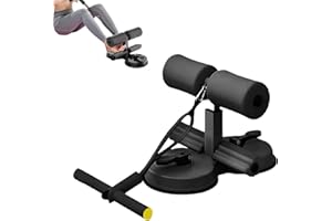 FLKWOP Apparecchio per l'allenamento addominale - Attrezzatura da esercizio portatile regolabile con doppia ventosa per allenamento completo del corpo