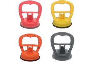 Fokroin 4PCS Outils de Kit Debosselage Carrosserie，Ventouse debosselage carrosserie,Extracteur Bosses Voiture, Kit de Réparation pour Carrosserie Voiture, Verre, Écran