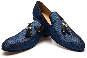 JITAI Mocassins pour Hommes Chaussures Mocassins Glands Mocassins en Faux Cuir Hommes Et Chaussures Décontractées