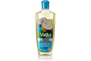 Vatika Naturals Coconut Enriched Hair Oil 100% Natural Oils Unique Formulation For thick, Voluminous Hair 200 ml (Pack of 1)