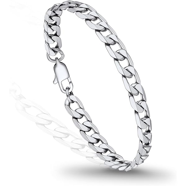FaithHeart Herenarmband, 19 cm - 23 cm, roestvrij staal, punk, pantserarmband, 12 mm breed, Cubaanse kettingarmband met vouwsluiting, voor verjaardag, Valentijnsdag, 23 cm