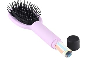 Evergreen Labs Haarbürste mit Geheimfach - Geldversteck, Schlüsselversteck, Reise Haarbürste - Unauffällige Spardose für Wertsachen - Dosensafe - Versteckter Safe - Strand Safe - Rosa