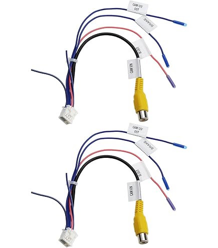 Stereo Radio Back Camera RCA Wiring Harness Kit 16 Pin ISO Adapter