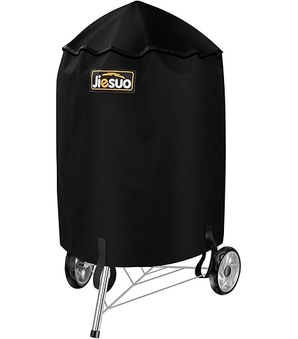 SPORTARC Housse Imperméable Premium Pour Barbecue Weber 57 Cm – Tissu Oxford 500D Ultra Résistant, Protection Ronde Noire