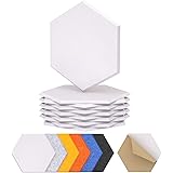 TONOR Akoestische Panelen Hexagon Wit (18 stuks