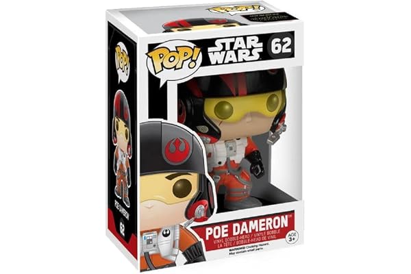 Funko Star Wars The Force Awakens - 6222 - Figurine Pop! - Bobble - E7 TFA - Poe Dameron