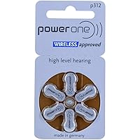 Varta Powerone p312 Hörgerätebatterie (Quecksilberfrei) 60 BATTERIEN