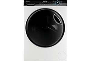 Haier I-Pro Series 3 HWD90-B14939-IB - Lavadora Secadora, Capacidad 9 kg + 6 kg, Motor Direct Motion, ABT, Refresh, Fin Diferido, Detector Kg, Libre Instalación, 60CM Ancho, 1400 RPM, Blanco