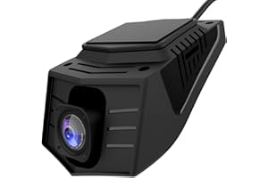 AWESAFE Dashcam Cámara de Coche con 1080P HD y 140 Ángulo, Cámara Delantera DVR para Android Radio Coche, con Grabación en Bucle y G-Sensor, Admite Conexión por WiFi/USB, control por app.