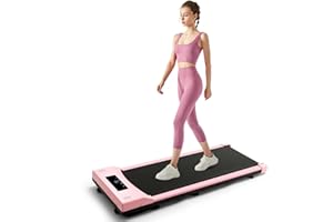 JF HOME BLISS Under Desk Treadmill 2.5HP, Ultra Slim Walking Pad with LCD Display, Portable Compact Treadmill 1–8 km/h for Home Office Indoor Fitness 110KG Capacity