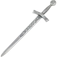 König Arthurs Excalibur, Brieföffner mit Ständer, 24,5 cm lang, mittelalterliches Miniaturschwert, Geschenk und…