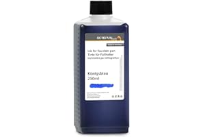 Octopus Encre de stylo-plume en bouteille pratique, encre pour stylo-plume, encre de stylo-plume, encre de calligraphie en Bleu Royal effaçable 250ml