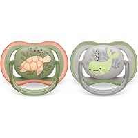 Philips Avent Sucette Ultra Air 0-6 Mois | 2 Sucettes + étui Stérilisateur