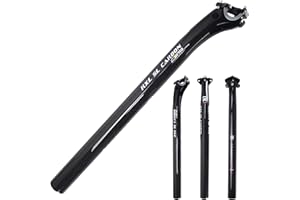 RXL SL Tige de Selle Carbone Velo Route Tige de Selle VTT Carbone Offset 25mm 27.2/30.8/31.6mm