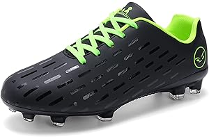 GWMDKI Mens Football Boots Cleats FG/AG Professional Spikes Soccer Shoes Teens Competition Training Sneakers