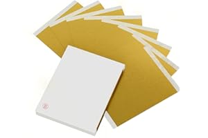 ANRZO - 100 Fogli Foglia d’Oro 15.5x13.5cm - Non Sbiadiscono, Antiossidanti - per Doratura e Pittura Fai da Te