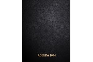 Agenda 2024 semainier: Grand format A4 | Planificateur professionnel | 1 semaine sur 2 pages (janvier à décembre 2024) | avec horaires 7h à 21h du ... PLANIVI | style épuré | couverture mandala