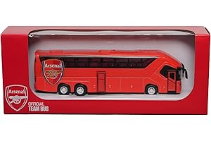 SOCKERS BanboToys Official Licensed Collectible Miniature Team Bus, Red