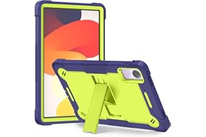 Vakarey para Xiaomi Redmi Pad SE Funda Niños Antigolpes,Funda para Redmi Pad SE 2023 11 Pulgadas 2023,Azul+Verde