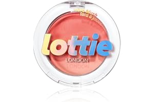 Lottie London Ombré Blush in Haze, Lightweight & High Pigmented Powder Blusher for a Healthy Flush of Natural, Buildable Color